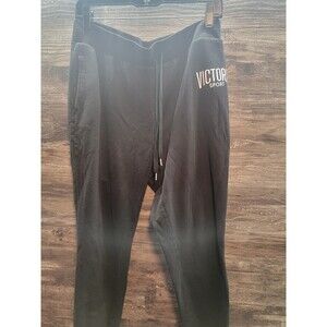 Victorias Secret Sport VSX Womens Jogger Sweatpants Size M Black
